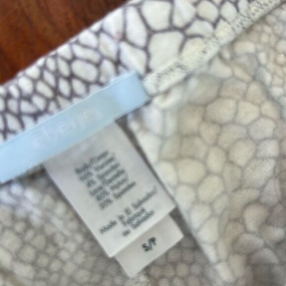 Eberjey sage soft cream purple lace top two-piece pajama set S - Picture 5 of 7